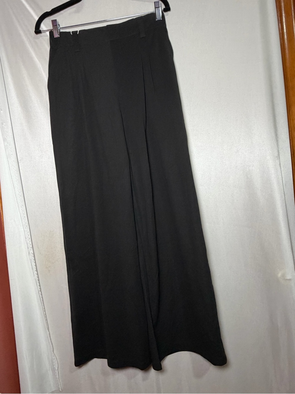 Halara Black High-Waisted Wide-Leg Pants Size M CLW188K